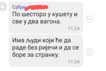 „Ima ljudi koji će da rade bez riječi i za stranku“ „Ima ljudi koji će da rade bez riječi i za stranku“