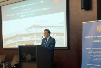 Grbović: Crna Gora mora da promijeni navike ponašanja u zaštiti od zemljotresa Grbović: Crna Gora mora da promijeni navike ponašanja u zaštiti od zemljotresa