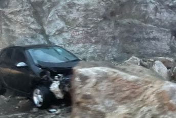 Odron na Brajićima, saobraća se otežano Odron na Brajićima, saobraća se otežano