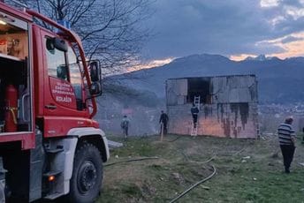 Kolašin: Gorjela kuća na Šljivovici