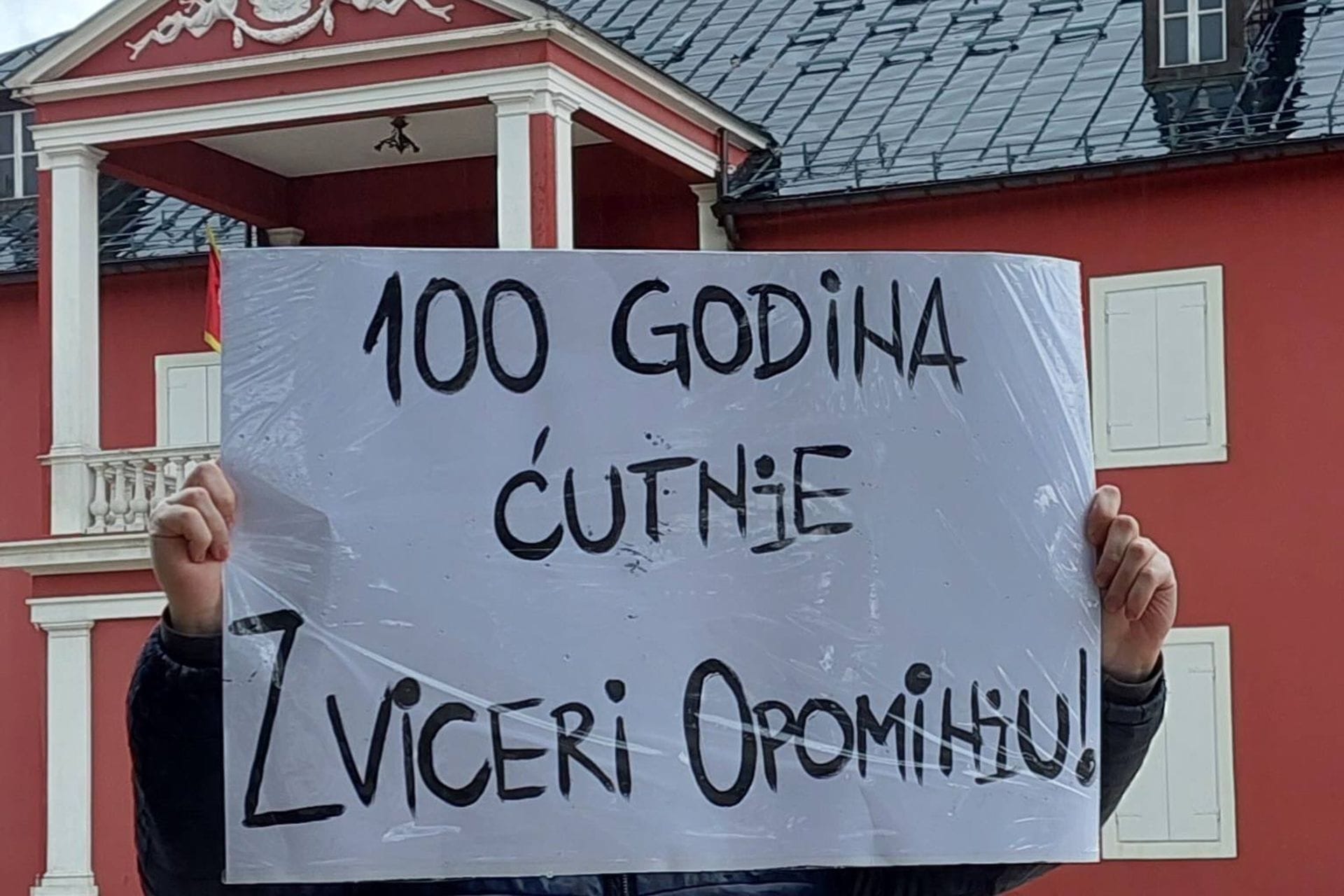 Fotografija 3: Sa šetnje za Ukrajinu sa Cetinja poručeno: Spremamo se za kontraofanzivu