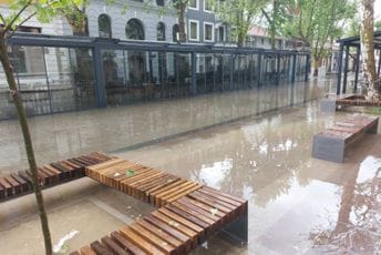 Nakon nevremena: Obijeljele ulice u Podgorici, dio njih pod vodom