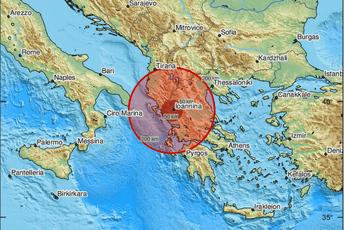Jak zemljotres pogodio Grčku Jak zemljotres pogodio Grčku