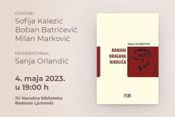 "Romani Dragana Nikolića": Knjiga Milana Markovića pred podgoričkom publikom