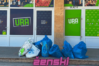 Otpad iz Savinog potoka završio ispred prostorija GP URA Otpad iz Savinog potoka završio ispred prostorija GP URA