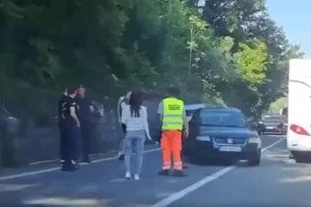 Udes blizu Virpazara, stvorene kolone Udes blizu Virpazara, stvorene kolone