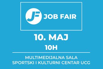 Job Fair: Treći sajam poslova za studente u srijedu u Podgorici Job Fair: Treći sajam poslova za studente u srijedu u Podgorici