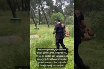 Ivanović uzeo stvar u svoje ruke i pokosio trim stazu: Injac i gradska uprava da ne zamjere