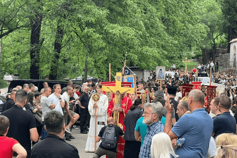 U Podgorici održana Markovdanska litija U Podgorici održana Markovdanska litija