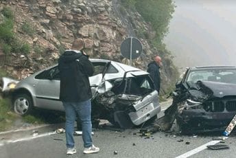 Udes na putu Cetinje-Budva, bez povrijeđenih