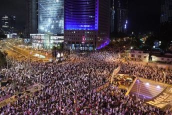 U Tel Avivu održan još jedan protest protiv reforme pravosuđa U Tel Avivu održan još jedan protest protiv reforme pravosuđa