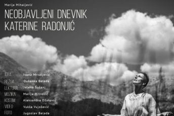 Premijera „Neobjavljenog dnevnika Katerine Radonjić“  3. juna na Cetinju