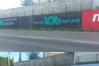 Opština Bar: Uklanjaju se reklame sa betonskih zidova duž Jadranske magistrale