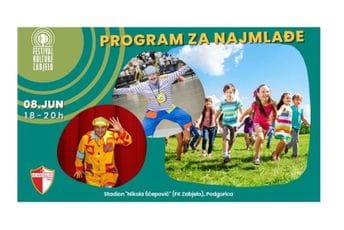 Fudbalski klub Zabjelo i Festival kulture organizuju program za najmlađe 8. juna