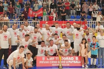 KMF Titograd osvojio petu uzastopnu titulu