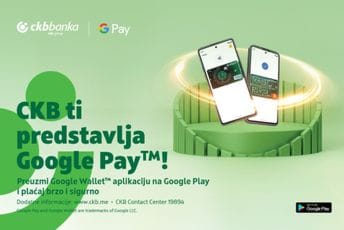 Google Pay usluga dostupna CKB klijentima