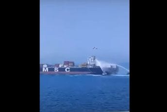 Požar na teretnom brodu: I crnogorski pomorci u posadi