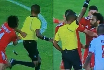 (VIDEO) Igrač vukao sudiju za dres, dobio samo žuti karton (VIDEO) Igrač vukao sudiju za dres, dobio samo žuti karton