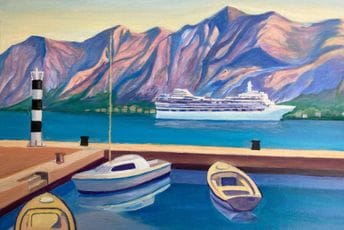 Slike Antuna Sbutege i knjiga Željka Brguljana na KotorArtu Slike Antuna Sbutege i knjiga Željka Brguljana na KotorArtu