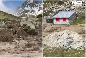 U Austriji se urušio planinski vrh: 100.000 kubika kamena se sručilo u dolinu U Austriji se urušio planinski vrh: 100.000 kubika kamena se sručilo u dolinu