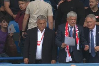 Viktor Orban je pod Goricom, iz lože prati utakmicu Viktor Orban je pod Goricom, iz lože prati utakmicu