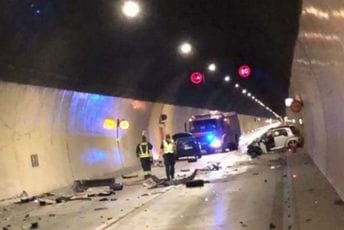 Težak udes u tunelu Sozina: Povrijeđeno više osoba