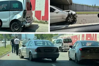 Saobraćajna nezgoda na Tuškom putu Saobraćajna nezgoda na Tuškom putu