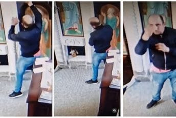 (VIDEO) Srbija: Ukrao novac i suvenire iz crkve, pa se prekrstio (VIDEO) Srbija: Ukrao novac i suvenire iz crkve, pa se prekrstio