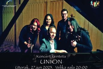 Koncert klavirskog kvinteta “Union Music” 27. juna u KIC-u “Budo Tomović” Koncert klavirskog kvinteta “Union Music” 27. juna u KIC-u “Budo Tomović”