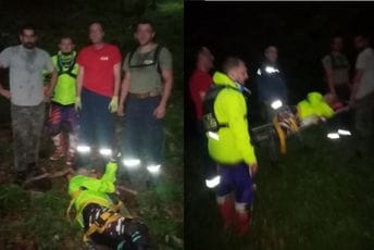 Mojkovački vatrogasci spašavali državljanina Rusije: Na Sinjajevini pao sa motora i povrijedio se