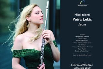 Mladi talenti: Flautistkinja Petra Lekić nastupa u Podgorici Mladi talenti: Flautistkinja Petra Lekić nastupa u Podgorici