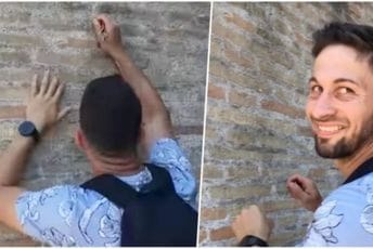 Italija traži turistu koji je uklesao ime na Koloseumu, prijeti mu paprena kazna Italija traži turistu koji je uklesao ime na Koloseumu, prijeti mu paprena kazna