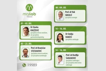 Istaknuti stručnjaci u poliklinici Moj Lab Istaknuti stručnjaci u poliklinici Moj Lab