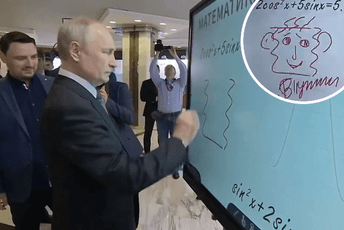 (VIDEO) Putin naslikao bizaran lik i ponosno ga potpisao