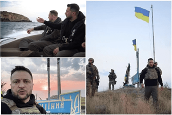 Zelenski objavio video sa Zmijskog ostrva: "Slobodno ostrvo slobodne Ukrajine" Zelenski objavio video sa Zmijskog ostrva: "Slobodno ostrvo slobodne Ukrajine"