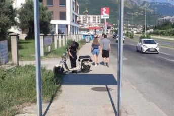 Bar: Djevojčica povrijeđena u padu sa skutera Bar: Djevojčica povrijeđena u padu sa skutera