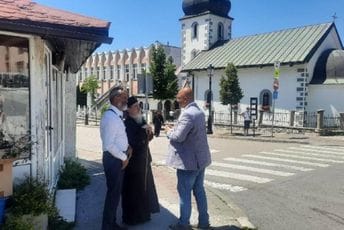 Vraneš zatražio od mileševskog episkopa Atanasija blagoslov: U Pljevljima se gradi Trg posvećen patrijarhu Varnavi