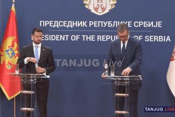Milatović: Posjeta Srbiji dolazi kao prirodan nastavak nakon posjete Briselu; Vučić: Na sjenku vam nećemo stati