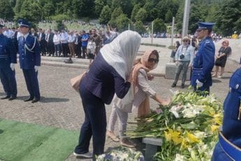 Alijansa žena DPS u Potočarima: Ne može se izgraditi bolja budućnost bez iskrenog odnosa prema prošlosti Alijansa žena DPS u Potočarima: Ne može se izgraditi bolja budućnost bez iskrenog odnosa prema prošlosti