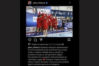 Milatović nije znao kome čestita srebro: Umjesto Crne Gore, objavio fotografiju igrača Mađarske Milatović nije znao kome čestita srebro: Umjesto Crne Gore, objavio fotografiju igrača Mađarske