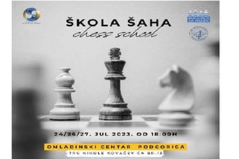Trodnevna škola šaha u OC Podgorica Trodnevna škola šaha u OC Podgorica