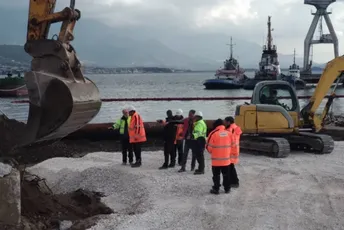 Kontaminirani grit isplovio brodom Džo: Nema više opasnog otpada na prostoru bivšeg Brodogradilišta Kontaminirani grit isplovio brodom Džo: Nema više opasnog otpada na prostoru bivšeg Brodogradilišta