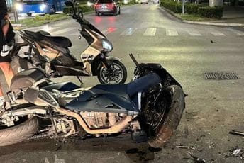 Podgorica: Kod Blažovog mosta povrijeđena jedna osoba Podgorica: Kod Blažovog mosta povrijeđena jedna osoba