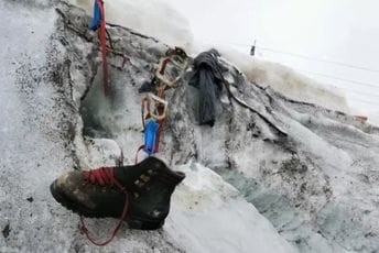 Nakon topljenja glečera pronađeni posmrtni ostaci planinara nestalog 1986. godine Nakon topljenja glečera pronađeni posmrtni ostaci planinara nestalog 1986. godine