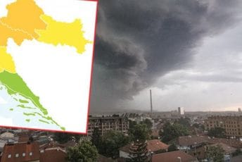 Narandžasti alarm u Hrvatskoj zbog nevremena: U Sloveniji grad, a u Italiji pijavica i superćelije Narandžasti alarm u Hrvatskoj zbog nevremena: U Sloveniji grad, a u Italiji pijavica i superćelije