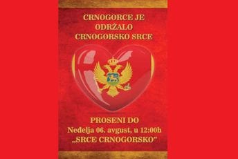 U Cucama śutra manifestacija "Srce crnogorsko": Pokažimo da branioci crnogorskih ognjišta nijesu zaboravljeni U Cucama śutra manifestacija "Srce crnogorsko": Pokažimo da branioci crnogorskih ognjišta nijesu zaboravljeni