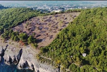 Pripremaju teren za gradnju: Pogledajte na šta danas liči Borova šuma u Ulcinju