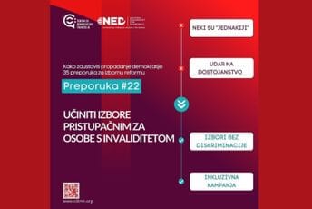 CDT: Učiniti izbore pristupačnim za osobe s invaliditetom CDT: Učiniti izbore pristupačnim za osobe s invaliditetom