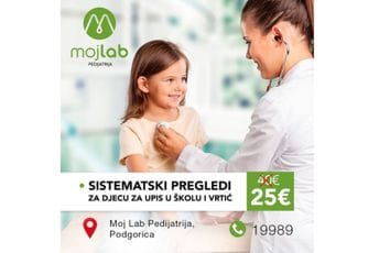 Sistematski pregledi za upis u vrtić i školu po specijalnoj cijeni Sistematski pregledi za upis u vrtić i školu po specijalnoj cijeni