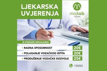 Izdavanje ljekarskih uvjerenja stručno, brzo i povoljno! Izdavanje ljekarskih uvjerenja stručno, brzo i povoljno!